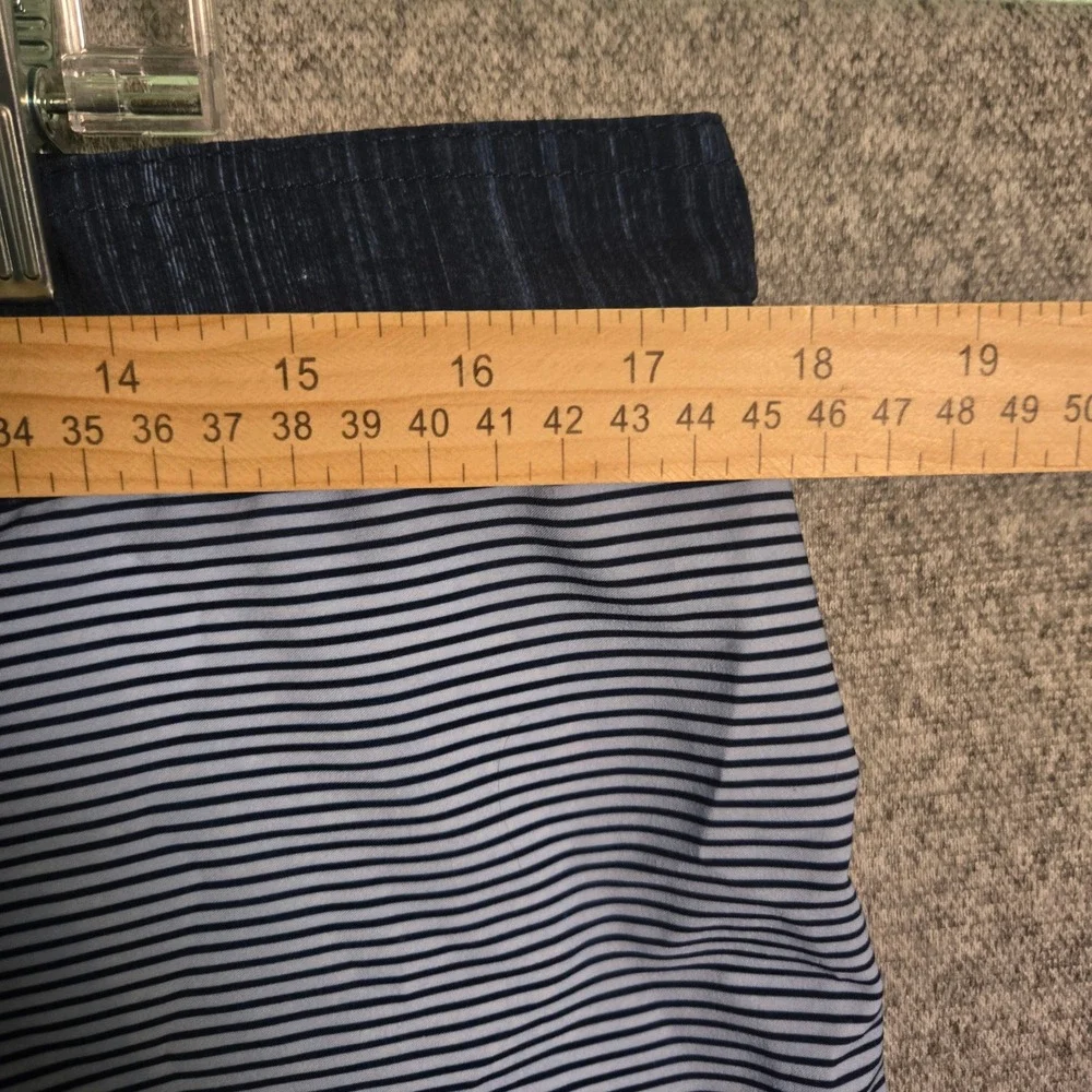 Stillwater Supply Co‎ Mens Size 36 Blue Striped Tropical Leaf Board Shorts Swim